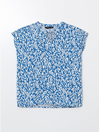 Navy Printed