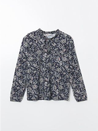 Dark Navy Printed