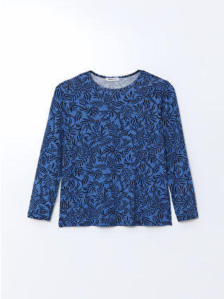 Navy Printed