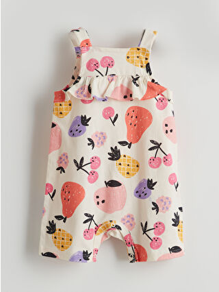 Açık Bej Baskılı