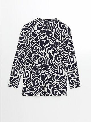 Navy Printed