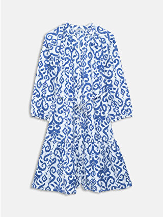 Navy Printed