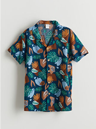 Dark Petrol Printed