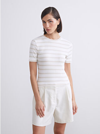 Beige Striped
