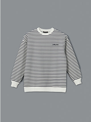 Açık Lacivert Çizgili