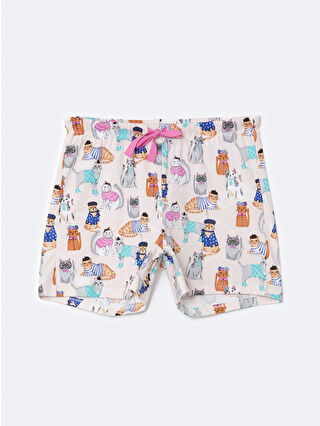 Açık Pembe Baskılı