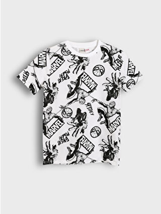 White Printed
