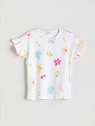 White Printed