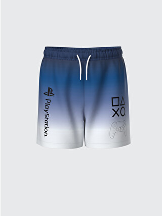 Navy Printed