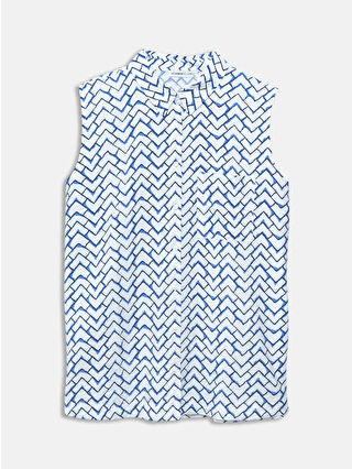 Navy Printed