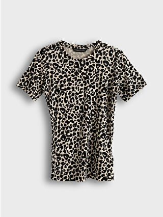 Brown Printed