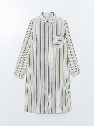 لون خوخي مخطط