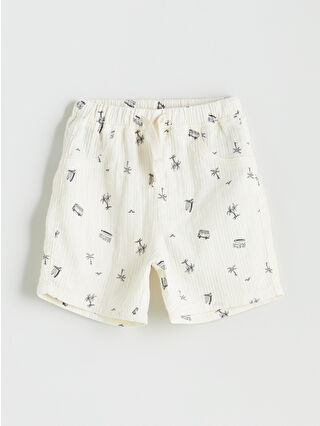 Açık Bej Baskılı