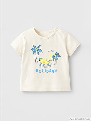 LCW baby Printed Baby Boys' Shortie Pyjama Set - S5I903Z1-KXP - LC