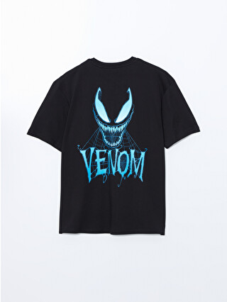 XSIDE Bisiklet Yaka Venom Baskılı Penye Erkek Tişört - S5IB10Z8