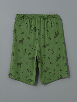 Açık Yeşil Baskılı