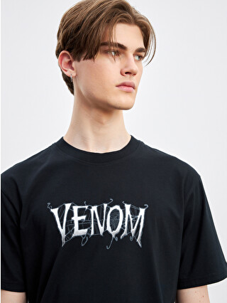 XSIDE Crew Neck Venom Printed Jersey Men's T-shirt - S5IH78Z8-CVL