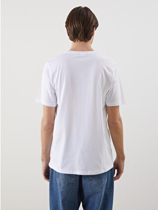 XSIDE Crew Neck Printed Men's T-Shirt -S5IL29Z8-Q6K - LC Waikiki