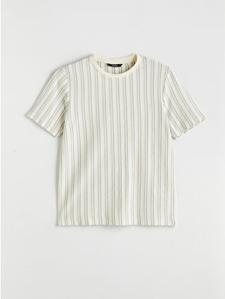 Light Khaki Striped