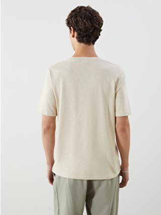 XSIDE Crew Neck Jersey Men's T-Shirt - S5IL89Z8-Z6B | LC Waikiki