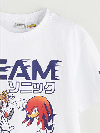 LCW Kids Crew Neck Sonic Printed Boys' T-Shirt - S5IP10Z4-Q6K | LC