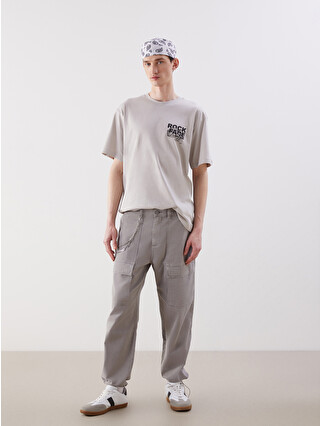 XSIDE Relaxed Fit Twill Men's Cargo Trousers - S5IP49Z8-V1G - LC