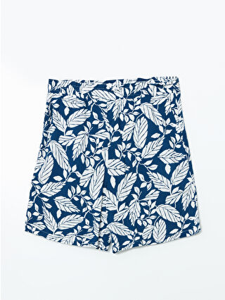 Navy Printed