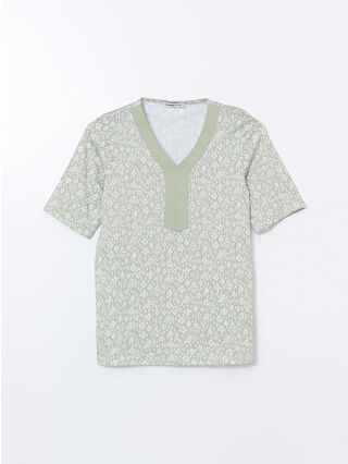 Mint Green Printed