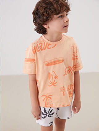 Light Orange Printed