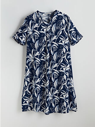 Navy Printed