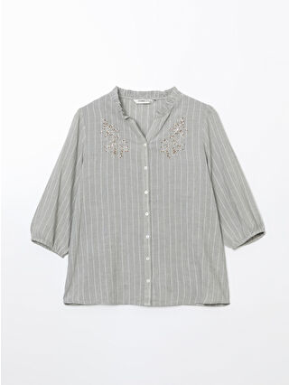 Light Khaki Striped