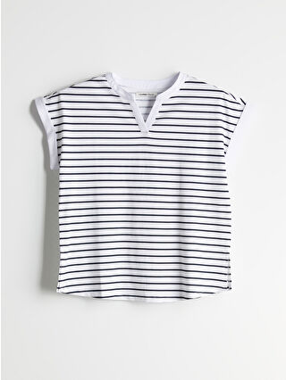 Navy Striped
