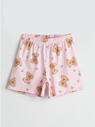 Açık Pembe Baskılı