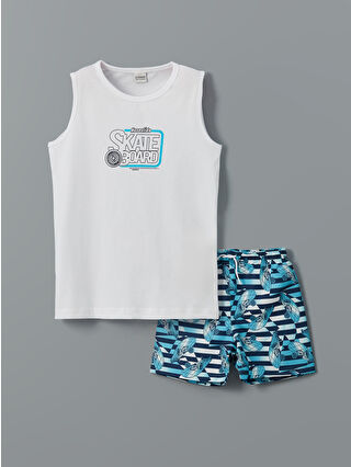 Turquoise Printed
