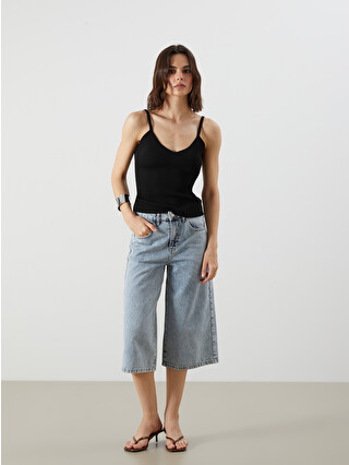 LCW Jeans Standart Fit Kadın Jean Kapri - S5JG08Z8-311 | LC Waikiki