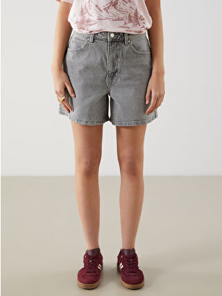 XSIDE Standart Fit Kadın Jean Şort - S5JG66Z8-VKR | LCW