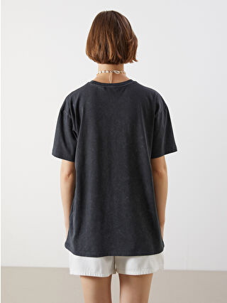 XSIDE Crew Neck Nirvana Printed Women's T-Shirt -S5JI89Z8-VDL - LC