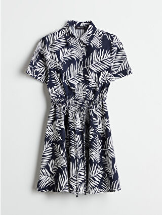 Navy Printed