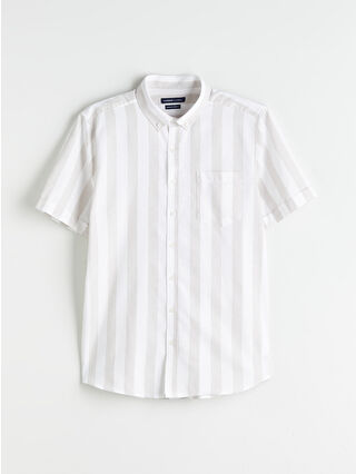 Dark Beige Striped