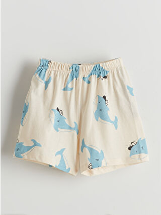 Açık Bej Baskılı