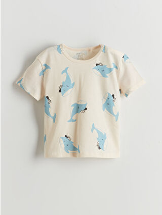 Açık Bej Baskılı