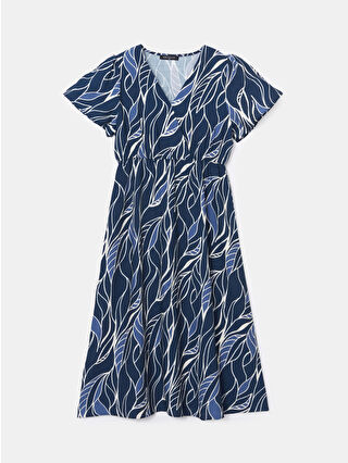 Navy Printed