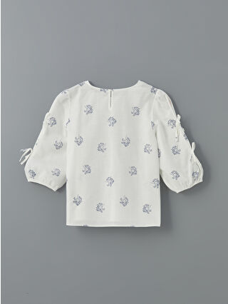 White Printed