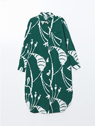 Dark Green Printed