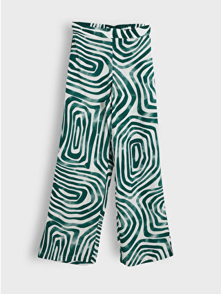 Dark Green Printed