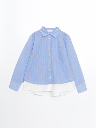 لون أزرق فاتر مخطط