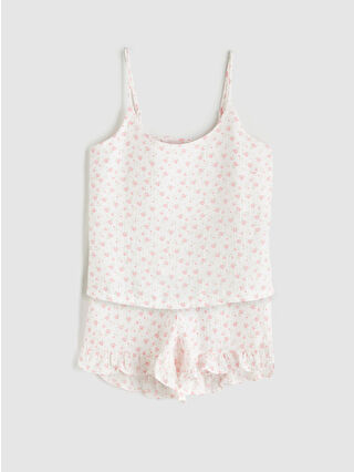 Açık Pembe Baskılı