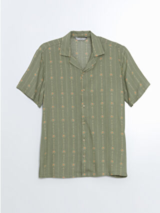 Uçuk Yeşil Baskılı