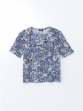 Light Navy Printed