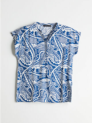 Navy Printed